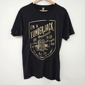 Monty Python Flying Circus T, Size L, Black